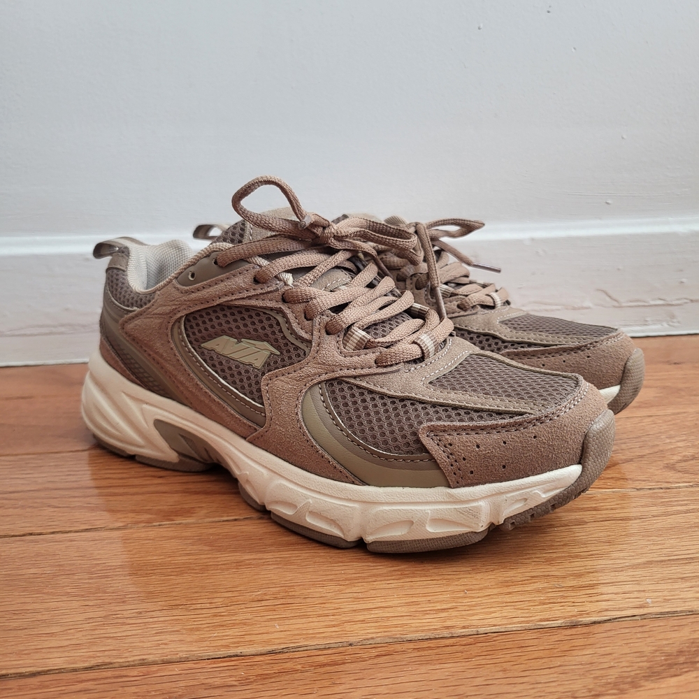 Taupe Athletic Sneakers - Lightweight Comfort soles